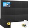 Deli Magnetic Blackboard Dry Erase Board, 36" x 24" Wall Mounted Black Board with Aluminium Frame for School and Home